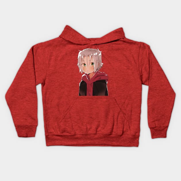 Gokudera Hayato Kids Hoodie by tegamiworks